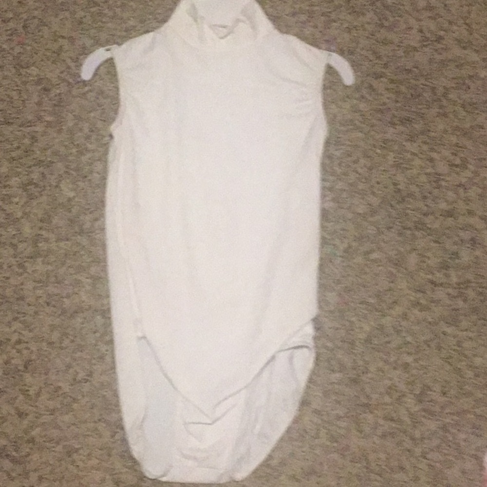 A turtleneck leotard